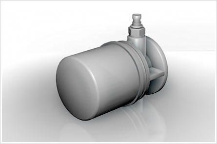 3D-Modell eines Kraftstoffilter/Benzinfilter für PKW´s | Projekt WWW.SIMPARTS.EU